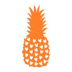 Pineapple with Hearts