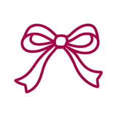 Ribbon Bow Hand Drawn Doodle