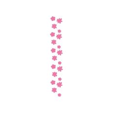 Flowers in a Line