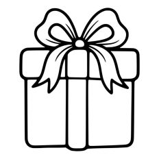 Gift Box Gift Wrapped Box Present Birthday Christmas Ribbon Bow