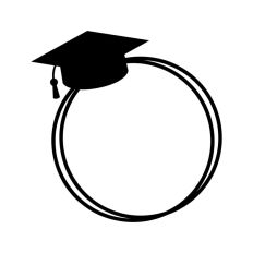 Graduation Cap Border