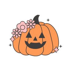 Groovy Halloween Pumpkins Flowers Sunglasses