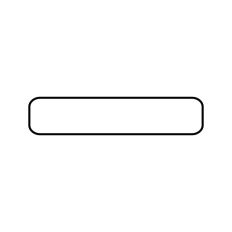 Curved Rectangle Shape Outline Box
