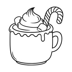 Hot Cocoa Christmas Festive Drink Winter