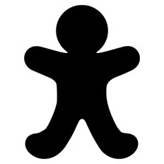 Gingerbread Christmas Man Woman Cookie 