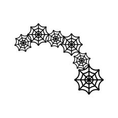 Spider Web Frame Border Halloween