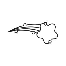 Star Cute Shape Shooting Baby Nursery
