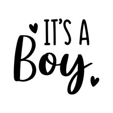 It's A Boy Gender Reveal New Baby Newborn Pregnancy Quote Script