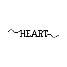 Heart Text Font Script