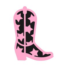 Starry Cowgirl Cowboy Boot