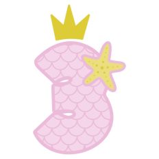 Mermaid Starfish Number 3 Three