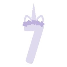 Unicorn Number 7 Seven