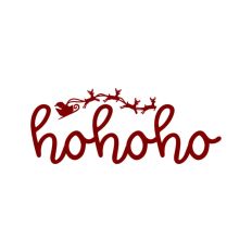 Ho Ho Ho Christmas Santa Quote Text Script