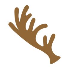 Reindeer Buck Stag Deer Antler Christmas Santa Sleigh