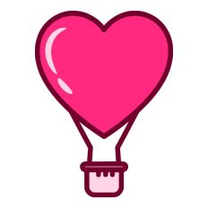 Heart Shaped Hot Air Balloon 