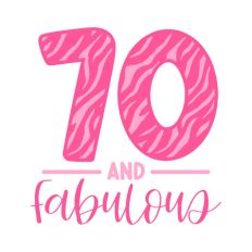 70 & Fabulous Tiger Print