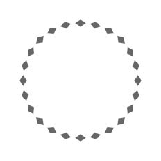 Diamond Circle Frame