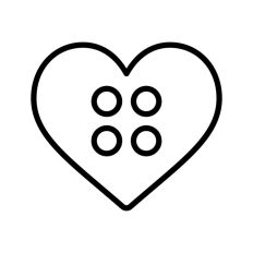 Heart Button Outline