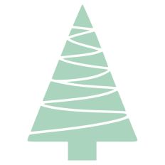 Christmas Tree Doodle Hand Drawn Winter