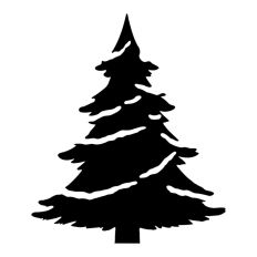Realistic Tree Winter Snowy Christmas 