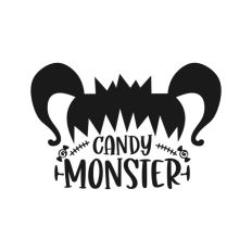 Candy Monster Frankenstein Halloween Monster Zombie Trick Treat