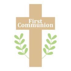 First Communion Branch Cross