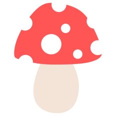 Mushroom Spotty Toadstool