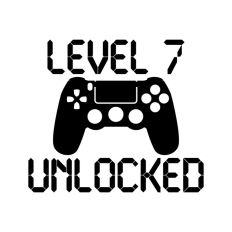 Level 7 Unlocked, Birthday Gamer