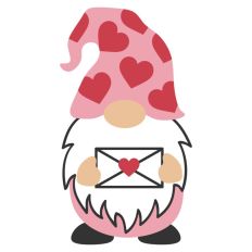 Love Letter Gonk Gnome Love Heart Valentine's Day