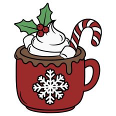 Hot Cocoa Christmas Festive Drink Winter