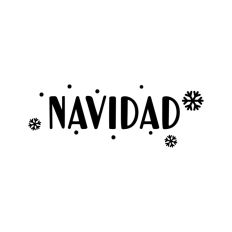 Navidad Snowflake Holidays Quote Text