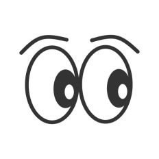 Eyes Looking to the Side