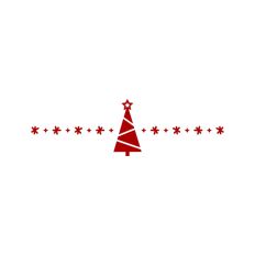 Christmas Tree Sparkle Star Festive Under Line