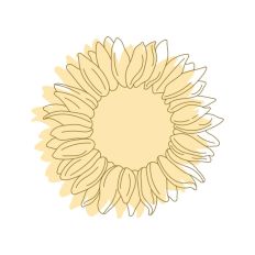 Minimalist Sunflower