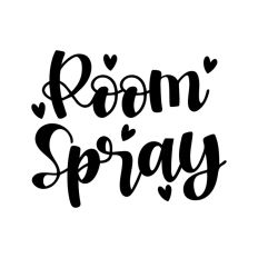 Room Spray Heart Cleaning Label