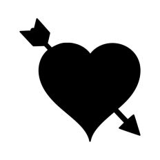 Arrow Heart Valentine's Day