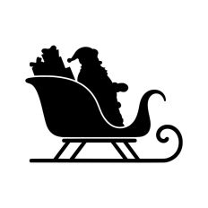 Christmas Santa Sleigh Reindeer Gifts Eve Winter