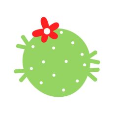 Circular Cactus With Spikes