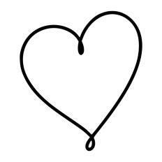 Hand Drawn Heart Sketch Doodle