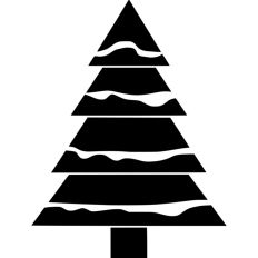 Realistic Tree Winter Snowy Christmas 