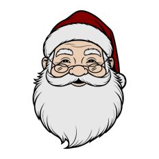 Santa Face Father Christmas Winter
