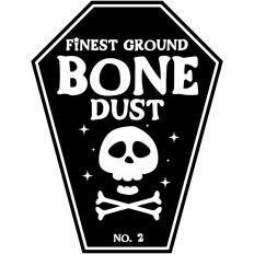 Bone Dust Potion Bottle Label Halloween Witch