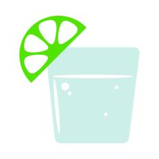 Cocktail with Fruit Slice