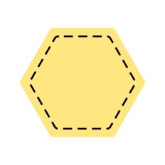 Stitched Hexagon