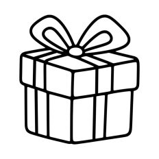 Gift Box Gift Wrapped Box Present Birthday Christmas Ribbon Bow