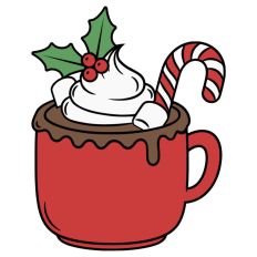 Hot Cocoa Christmas Festive Drink Winter