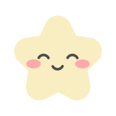 Star Cute Shape Shooting Baby Nursery