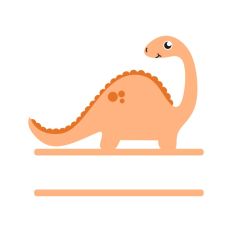 Cute Dinosaur Border