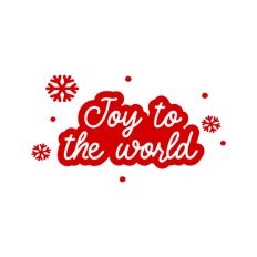 Joy To The World Quote Script Christmas