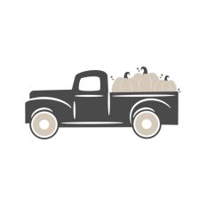 Fall Autumn Pumpkin Truck Halloween
